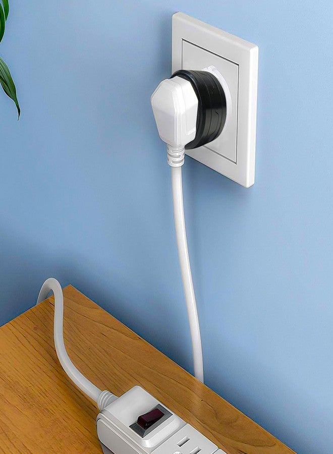 MX 3 pin Universal Socket 5 amp to 5 amp Converter Plug 240v Travel Adapter 3 pin 2 pin Round Conversion Plug rotatable Upto 180° Pack of 3 - Image 2